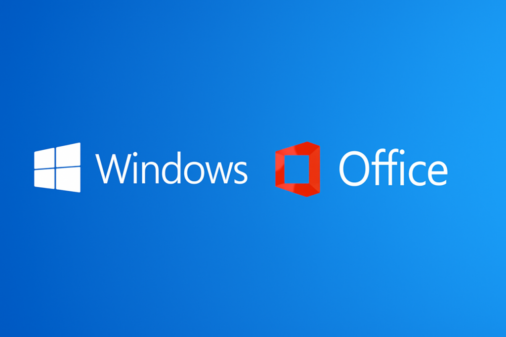 WindowsでOfficeを使います。