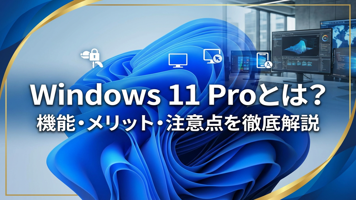 Windows 11 Proとは何か？機能・メリット・注意点をまとめ！導入前に知っておくべきこと