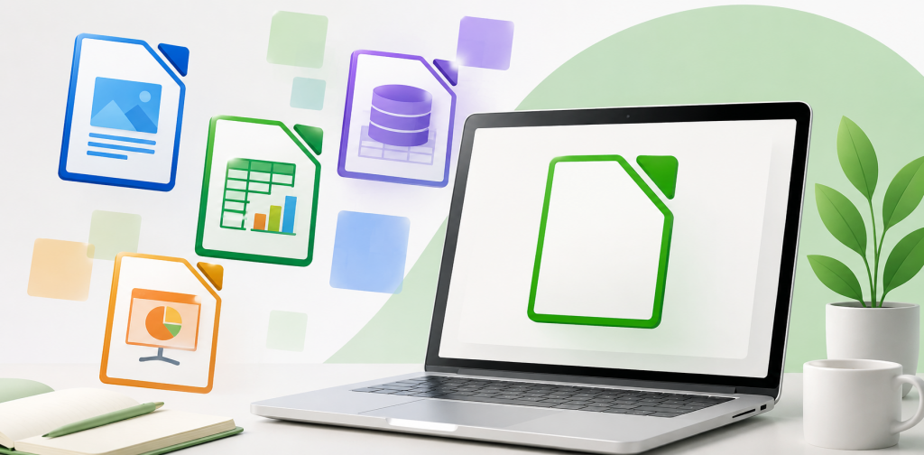 LibreOfficeの機能を表現した無料Office互換ソフトのイメージ画像